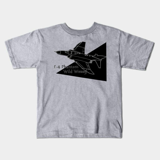 F4 Phantom Wild Weasel Kids T-Shirt by Joseph Baker